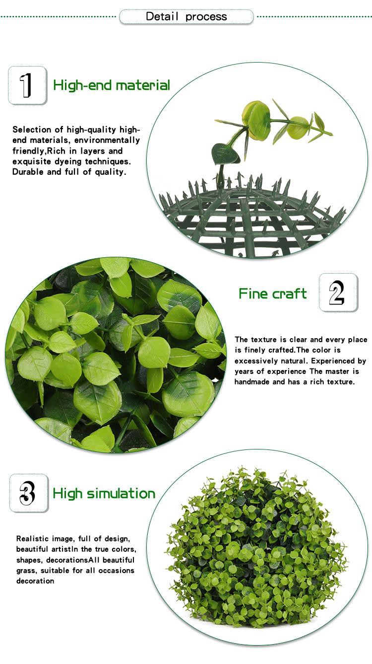 Best artificial grass ball Topiary Balls Hanging Grass Garden 