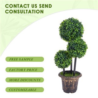 Kunstlik pukspuust spiraalne topiaripuu välistingimustes kaunistamiseks