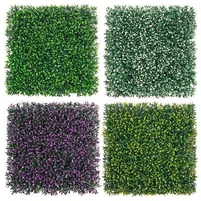 Artificial Boxwood Wall Milan Grass Panel Plant Green