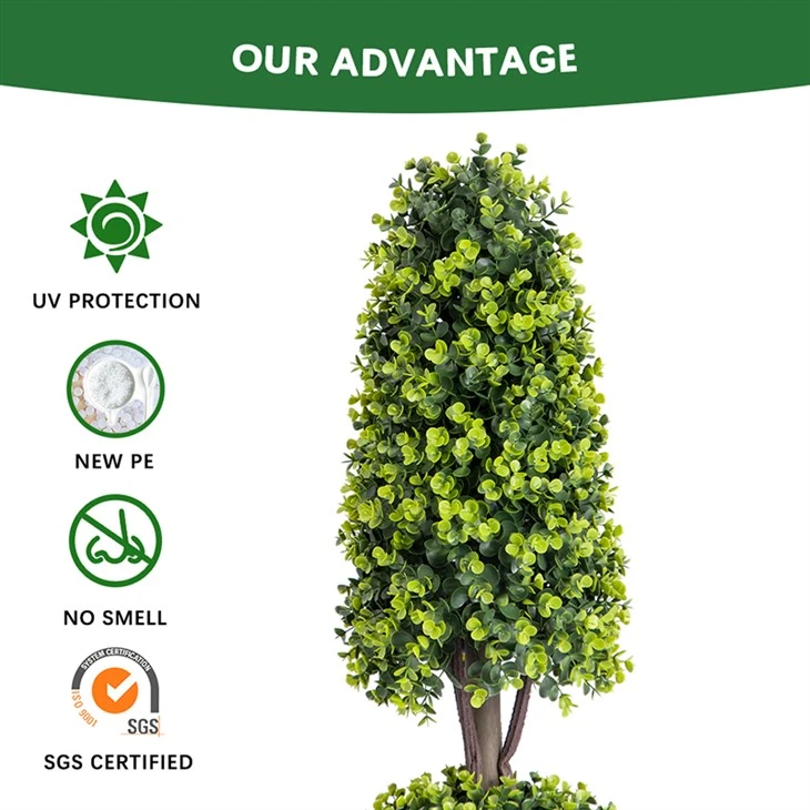 Artificial Square Tree Black Pot best