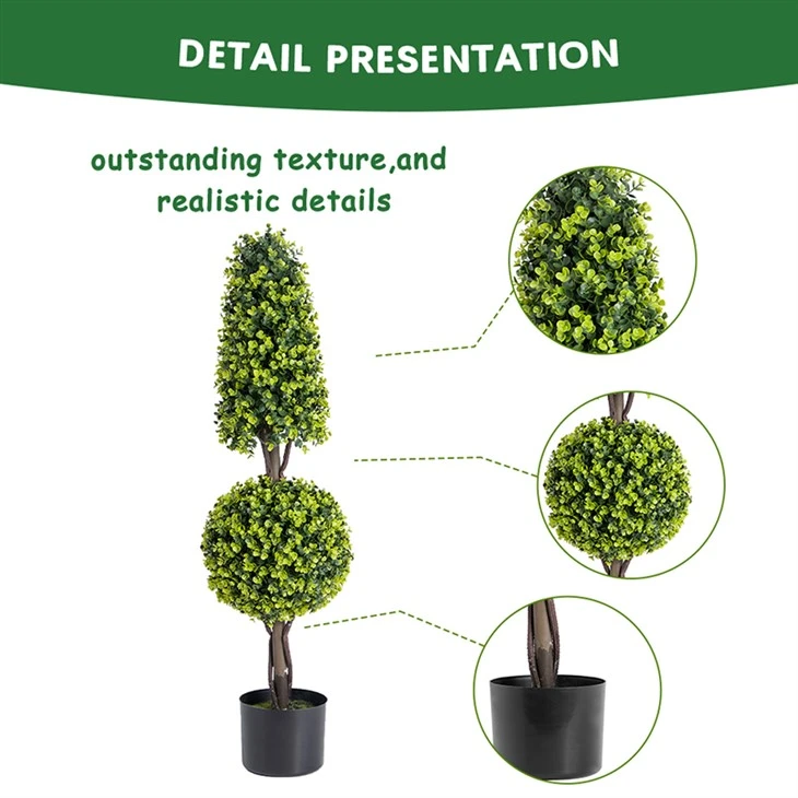 Artificial Square Tree Black Pot high quality